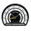 Magnetic Fireplace And Stove Thermometer Featuring Clear Colour Zones For Accurate Log Burner Heat Control To Prevent Overheating And Optimise Fuel Usage(Black)