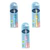 HANABASS 3pcs Baby Toothbrushes Soft Bristle Cartoon Shape Toothbrush for Boys and Girls Protects Teeth Does Not Hurt Gums Assorted Colour for Children view 1