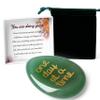 GUJOXILA Green Aventurine Worry Stone Healing Crystals for Anxiety Relief view 1