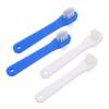Abaodam 4pcs Adult Toothbrush Double-Head Small Denture Cleaning Brush for Home Oral Hygiene view 1