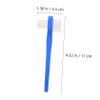 Abaodam 4pcs Adult Toothbrush Double-Head Small Denture Cleaning Brush for Home Oral Hygiene view 2