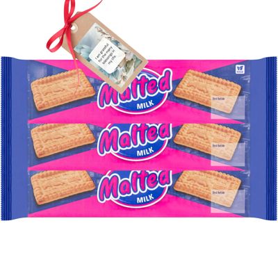 Biscuit Bundle With Malted Milk Flavoured Biscuits 250g (3 Pack) - By Oerich Gift