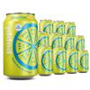 Broadway Candy Poppi Ginger Lime Sparkling Prebiotic Soda 12 fl oz Pack of 12 Refreshing Low Sugar Drink with Apple Cider Vinegar - 5g Sugar, 30 Calories, Gut Health Support view 1