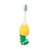 ibasenice Silicone Toothbrush with Soft Bristles Cartoon Dinosaur Design Gentle Oral Gum and Tongue Cleaner for Boys and Individually Packaged for Hygiene and Travel Random Color view 1