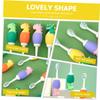 ibasenice Silicone Toothbrush with Soft Bristles Cartoon Dinosaur Design Gentle Oral Gum and Tongue Cleaner for Boys and Individually Packaged for Hygiene and Travel Random Color view 3
