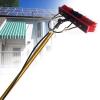 12FT30FT Telescopic Water Fed BrushWindow & Solar Panel Cleaning Pole with 20M Hose Extendable Cleaner for Conservatory Roof Versatile Outdoor Cleaning Tool view 1
