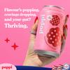 Broadway Candy Poppi Sparkling Prebiotic Soda Raspberry Rose 12 fl oz Pack of 12 - Delicious Soft Drink with Real Juice, Apple Cider & Sparkling Water - Prebiotics for Gut Health Natural Drink view 2