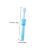 VICASKY 3pcs Manual Baby Toothbrushes for Children Aged 2-8 with Soft Bristles, Cartoon Elephant Shape, Deep Cleaning and Gentle on Gums, Suitable for Boys and Girls During Teething view 2