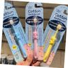VICASKY 3pcs Manual Baby Toothbrushes for Children Aged 2-8 with Soft Bristles, Cartoon Elephant Shape, Deep Cleaning and Gentle on Gums, Suitable for Boys and Girls During Teething view 3