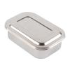 BAOFUYA Stainless Steel Needle Box, Thickened Material, Veterinary Organizer for Needle Storage, 15x10cm for Veterinary Supplies and Equipment view 2