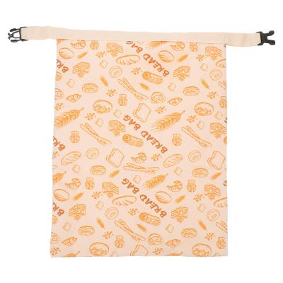 DIYEAH Cotton Beeswax Bread Bags Reusable Waxed Food Storage Bag for Homemade Sourdough Fresh Bread Loaf Pouches Beeswax Packaging
