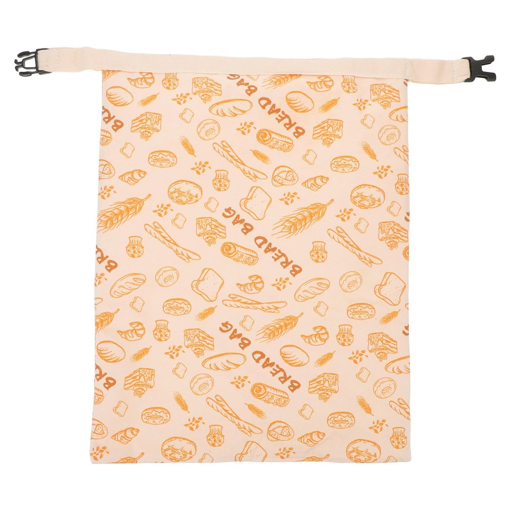 DIYEAH Cotton Beeswax Bread Bags Reusable Waxed Food Storage Bag for Homemade Sourdough Fresh Bread Loaf Pouches Beeswax Packaging