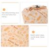 DIYEAH Cotton Beeswax Bread Bags Reusable Waxed Food Storage Bag for Homemade Sourdough Fresh Bread Loaf Pouches Beeswax Packaging view 3