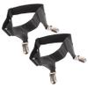HANABASS 2pcs Adjustable Sock Keeper Non Slip Garter Strap Black view 1