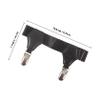 HANABASS 2pcs Adjustable Sock Keeper Non Slip Garter Strap Black view 4