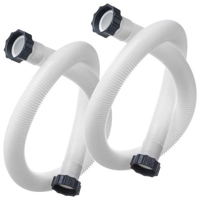 59" Long Swimming Pool Hose for Intexx Filter Pumps Sand Saltwater Systems with 1 500 to 2 500GPH Capacity Pipe for Ground -Parts Hose Connector with Vacuum