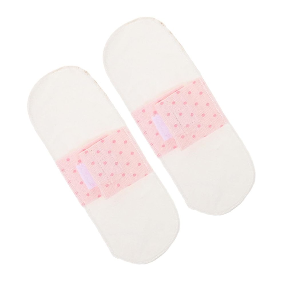Abaodam 2pcs Washable Feminine Pads for Women and Pregnant Women, Soft Cotton Fabric Material, Comfortable and Versatile Use, Portable Sanitary Pads Suitable for Daily Protection
