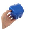 HANABASS 3 Sets Denture Soaking Case with Soft Bristle Brushes Leakproof Storage Box for Cleaning and Soaking False Teeth Compact Travel-Friendly Ventilated Denture Care Kit view 2