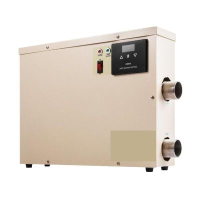 11KW Electric Digital Water Heater Thermostat Swimming Pool Heater SPA Hot Tub Bath Heating Adjustable Temperature Efficient Heating