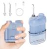 Colexy Portable Dental Water Flosser Waterproof with DIY Mode, Removable Water Tank, Perfect Care for Your Oral Health (Blue) view 1