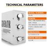 3KW Steam Generator Sauna Steam Bath Machine for Home Sauna Room SPA Steam Shower with Controller Efficient Heating view 3
