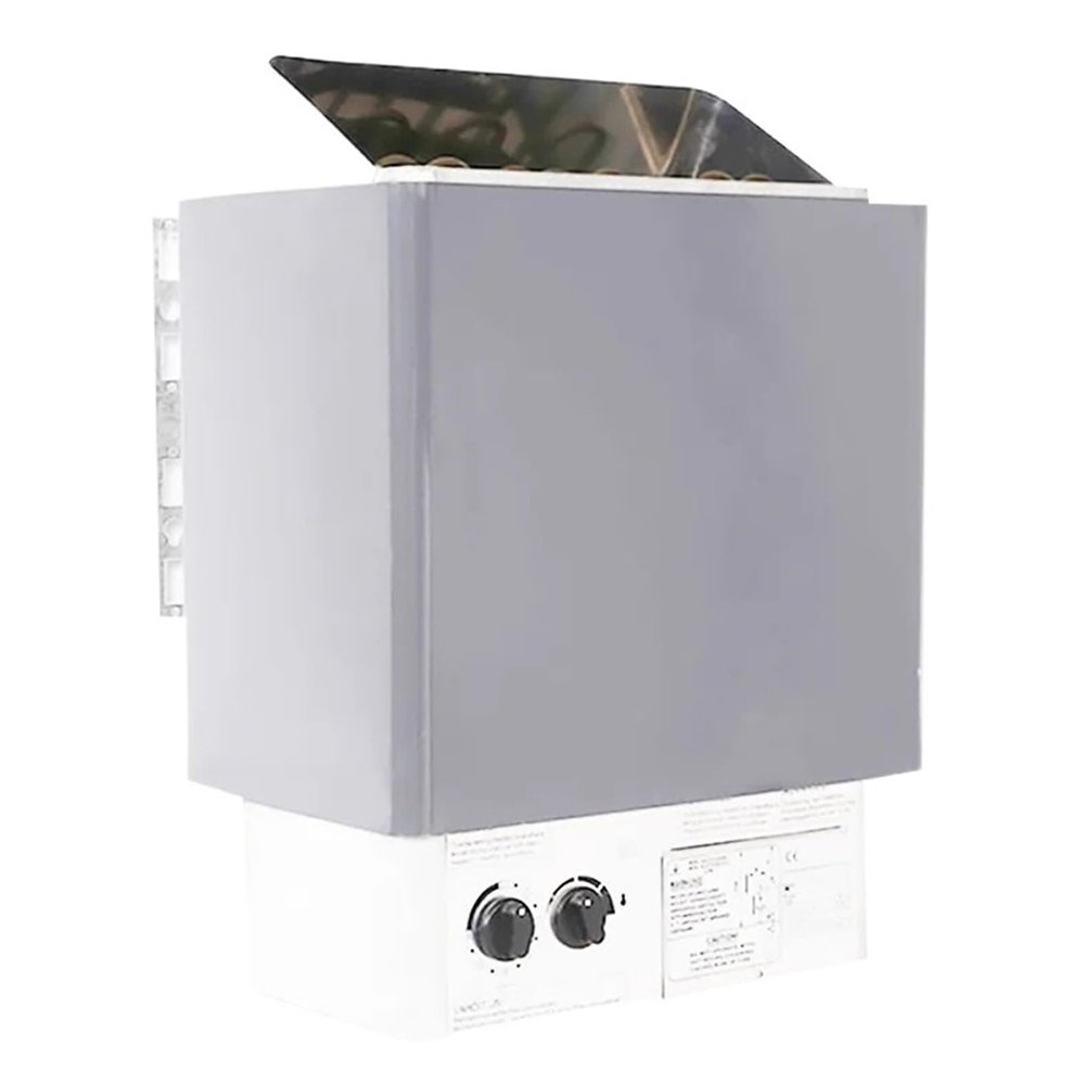 3/4.5/6/9KW Sauna Stove Steam Generator for Shower Stainless Steel Sauna Heater Dry Sauna Oven Household Heating Furnace Efficient Heating(3kw)