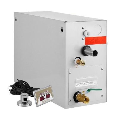 4/6/7/9KW Sauna Spa Steam Generator for Home Steam Shower and Digital Controller Sauna Room SPA Steam Bath Machine Efficient Heating(4KW)