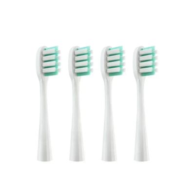ReplacementCompatible for Usmile Y1/U1/U2 Toothbrush Heads Smart Electric Tooth Clean Brush Nozzles 4/10Pcs/Set(4WhiteGreenF)