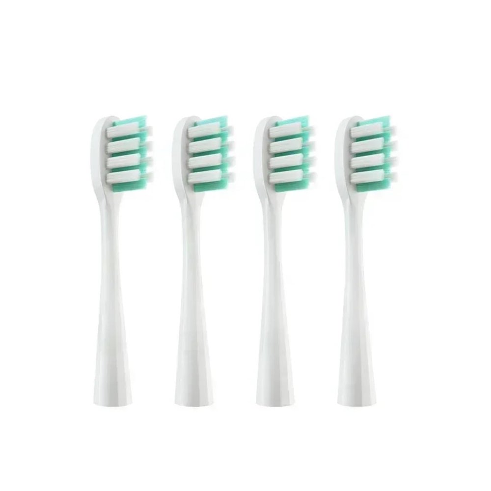 ReplacementCompatible for Usmile Y1/U1/U2 Toothbrush Heads Smart Electric Tooth Clean Brush Nozzles 4/10Pcs/Set(4WhiteGreenF)