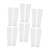 Baluue 6 Pairs Arm Sleeves White UV Protection Cooling Compression Sleeves for Outdoor Sports Sun Shading Elastic Arm Covers for Boys Easy Wear Removable for Cycling Running
