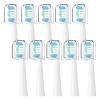 10 PCs Compatible with Oral-B Pulsonic Electric Toothbrush Sound Replacement Heads, Compatible for On(White) view 1