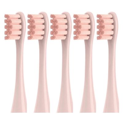 5PCS Replacement Brush Heads Compatible with Oclean Electric Toothbrush HeadsCompatible for Spark, Flow, X Pro, Elite Etc(5 Pink)