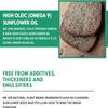 Dillon Organic Original Flax Keto Bread | Gluten-Free, Vegan, Low Sugar, High Fibre, Diabetic-Friendly, UPF Free - Unsliced, 250g (Pack of 4) view 4