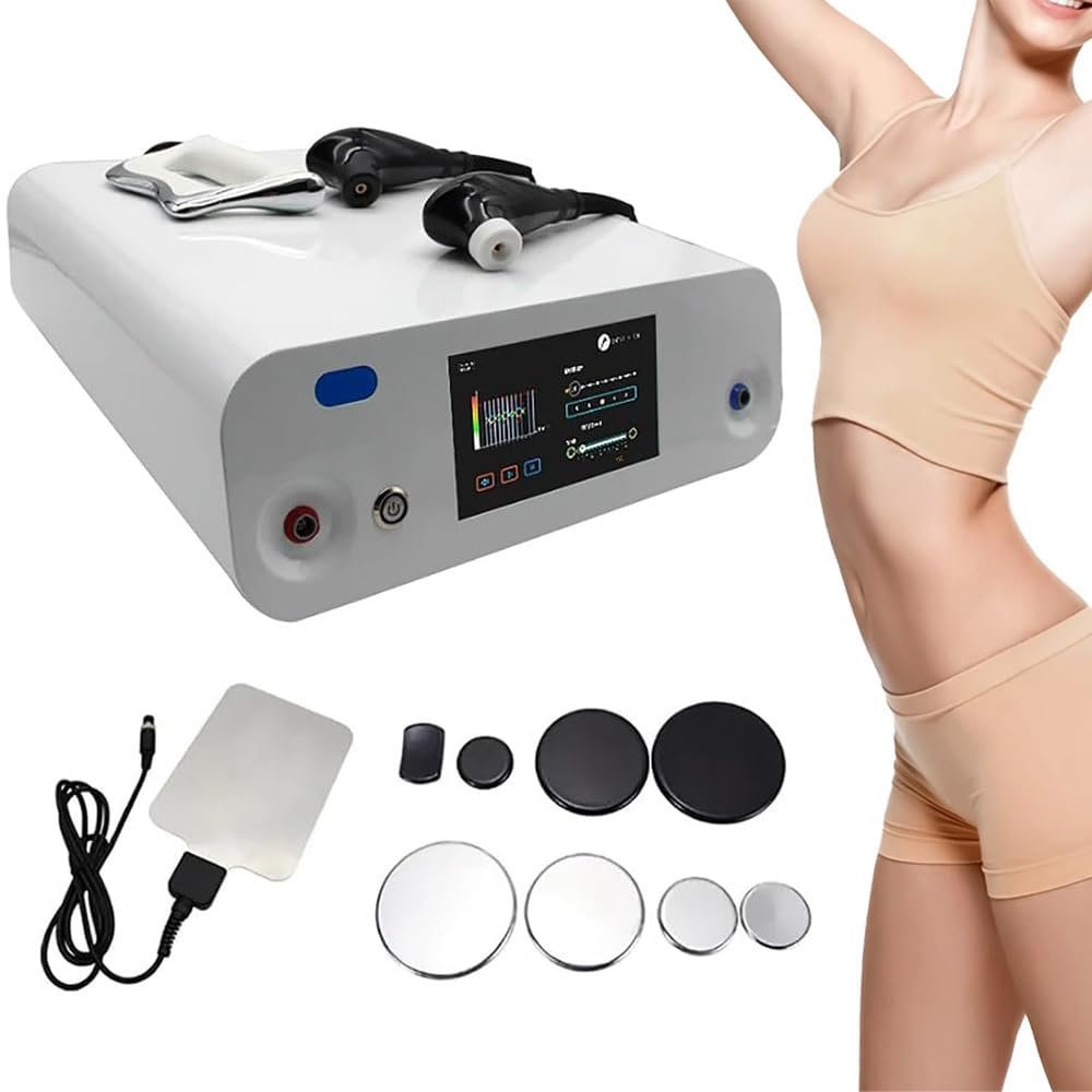 448K CET RES Tecar Physical Therapy Machine, Body Fat Removal Slimming Machine, Promoting Blood Circulation Slimming Pain Relief, Lifting and Firming + Shaping,8 Replaceable Heads,3 Working handles