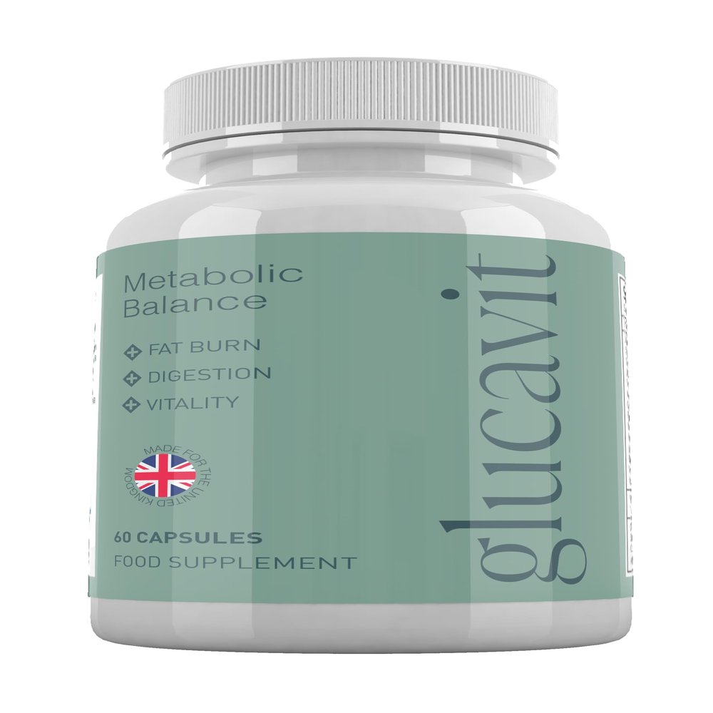 Glucavit Metabolic Balance 60 CapsulesNatural Blood Sugar & Metabolism Supply