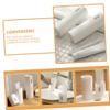 UPKOCH Travel Toothbrush Toothpaste Storage Box Portable Dustproof Toothbrush Case with Cup White for Bathroom view 3