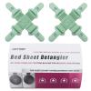 Umttery Bed Sheet Detangler, Keep Bed Sheets/Duvet Covers/Blankets from Tangling, Twisting & Balling in Washer and Dryer, 2 pcs(Green) - Upgrade Structure & Material Version. view 1