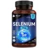 Selenium Tablets - 365 Vegan Selenium Tablets 200g Per Serving - Supports Normal Immune System & Thyroid Function - 12 Month Supply Made in The UK By New Leaf view 1