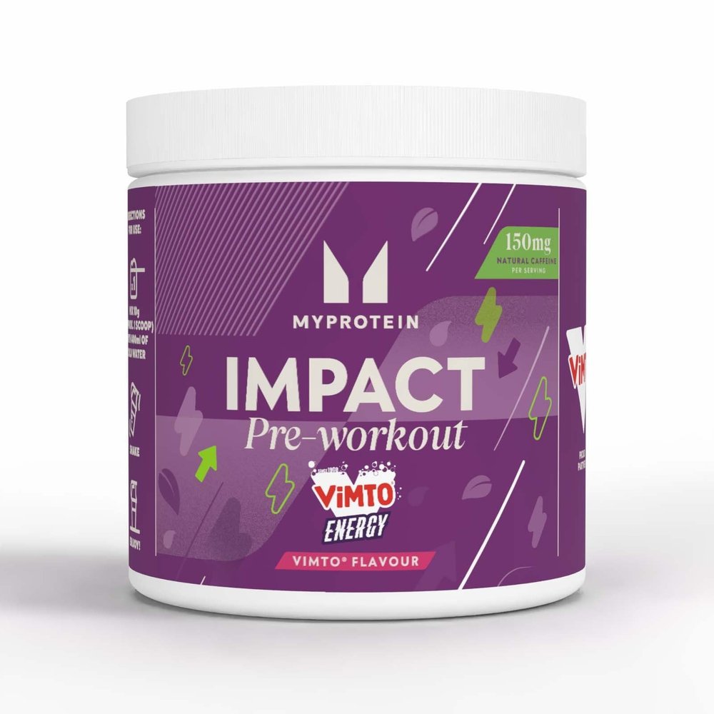 Myprotein Vimto Impact PreWorkout Energy, Focus & Performance Formula with Caffeine, Citrulline & Beta-Alanine | 400 g 40 Servings | Boosts Training Drive & Workout Intensity