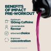 Myprotein Vimto Impact PreWorkout Energy, Focus & Performance Formula with Caffeine, Citrulline & Beta-Alanine | 400 g 40 Servings | Boosts Training Drive & Workout Intensity view 2