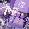 Christmas Gifts for Women, Self Care Get Well Soon Gifts, Lavender Relaxing Spa Gift Basket Care Package w/Blanket, Mothers Day Valentines Birthday Gifts for Mom Grandma Wife Girlfriend Sister Friends view 2