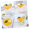 DIYEAH Creative Glass Martini Cup with Base, About 150ml for Home Office view 3
