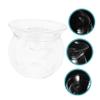 DIYEAH Creative Glass Martini Cup with Base, About 150ml for Home Office view 4