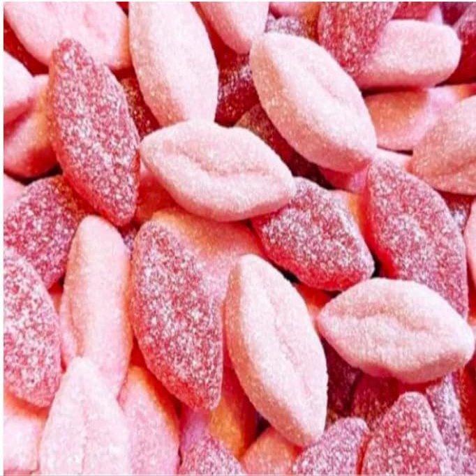 Big Lips Strawberry and cherry Gummy - Pick n mix Sweets 250G