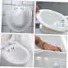 TOYANDONA Foldable Plastic Sitz Bath Tub for Adults and Pregnant Women with Comfortable Sitting Design, Portable and Easy to Use Bath Soak Basin for Home and Postpartum Care view 3