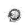BAZEITFLOW Retractable Bmi Body Measuring Tape Lightweight Waist Calculator Flexible PVC Tape Measure for Accurate Body and Waist Circumference Measurement Portable and Silver view 2