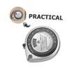 BAZEITFLOW Retractable Bmi Body Measuring Tape Lightweight Waist Calculator Flexible PVC Tape Measure for Accurate Body and Waist Circumference Measurement Portable and Silver view 3