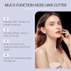 5 Pieces Compact Nose Hair Cutter Set Innovative Double Cutter Manual Nasal Trimmer with Easy to Use Portable Nose Trimmer view 4
