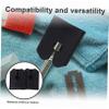 Anneome 2Pcs Safety Razor Head Cover Razor Head Sleeve Artificial Leather Protective Case Prevents Damage Travel Storage view 2