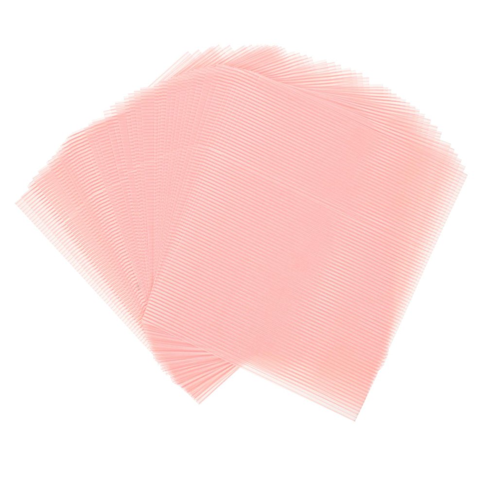 Baluue 50 Sheets Pink Grease Proof Food Paper Wrappers for Vegetables and Sweets, Oil-Proof Paper Wraps with Fresh Pattern Design, for Childrens Lunch Boxes Or Storing Leftovers